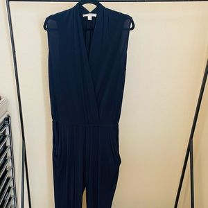 Michael Kors Sleeveless Navy Jumpsuit